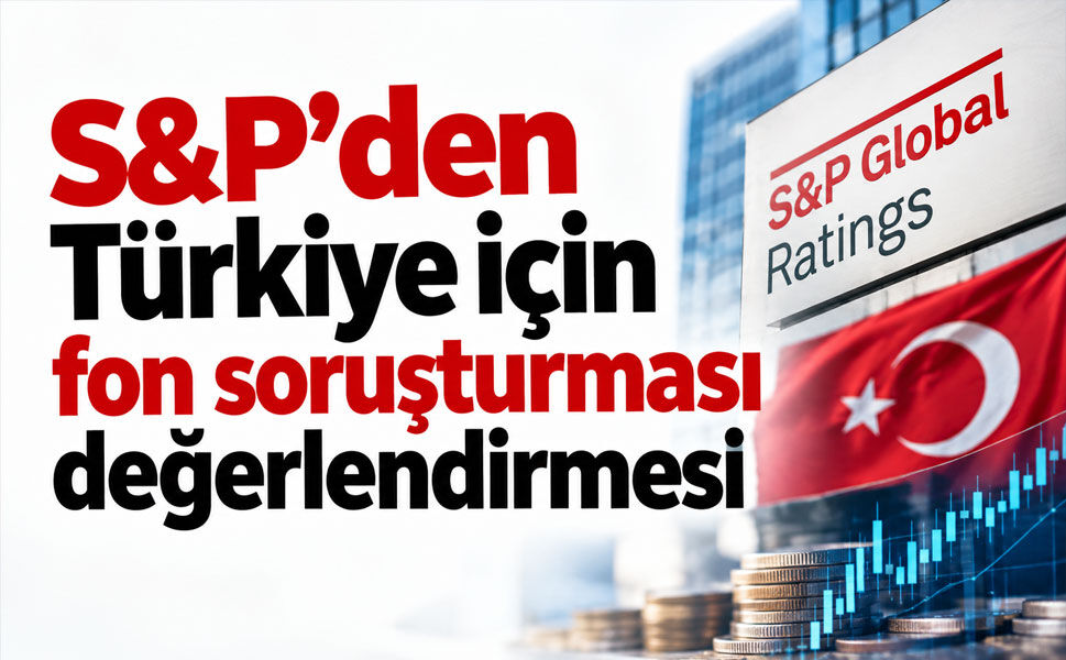 S&P'den Türkiye için fon soruşturması değerlendirmesi: Kredi notuna baskı beklenmiyor