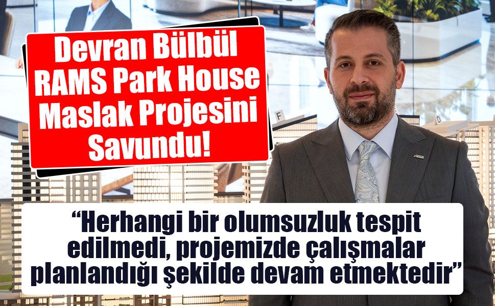 Ruhsattaki imzalar tartışılıyor ama afet riski ortada! RAMS Park House Maslak gündemde!